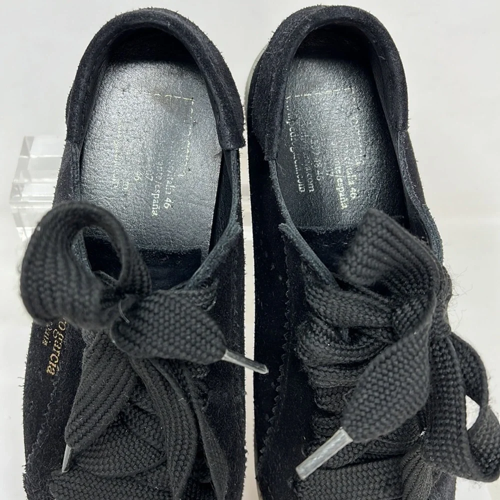 Pedro Garcia Sz 40 US 10 Black Suede Trainer Athletic Shoes